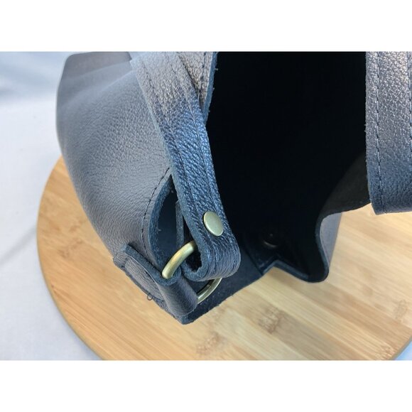 Portland Leather Goods Naomi Small Black Shoulder Bag NWOT - Picture 7 of 7